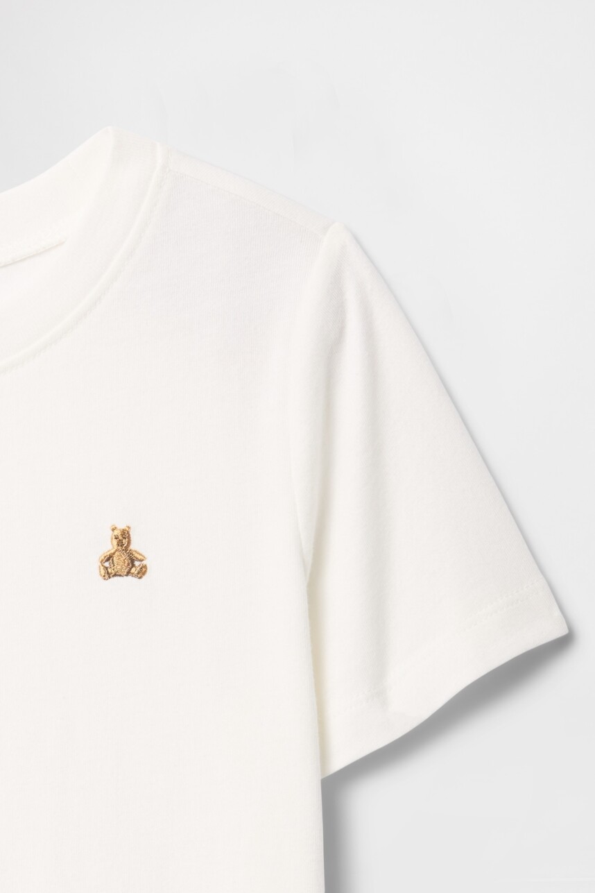 Remera Básico Toddler Niño New Off White