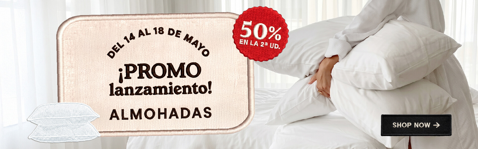 PROMO ALMOHADAS - 2da UD 50%