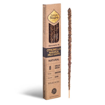 Incienso Linea Natural Citronella Y Naranja Sagrada Madre Linea Natural Citronella