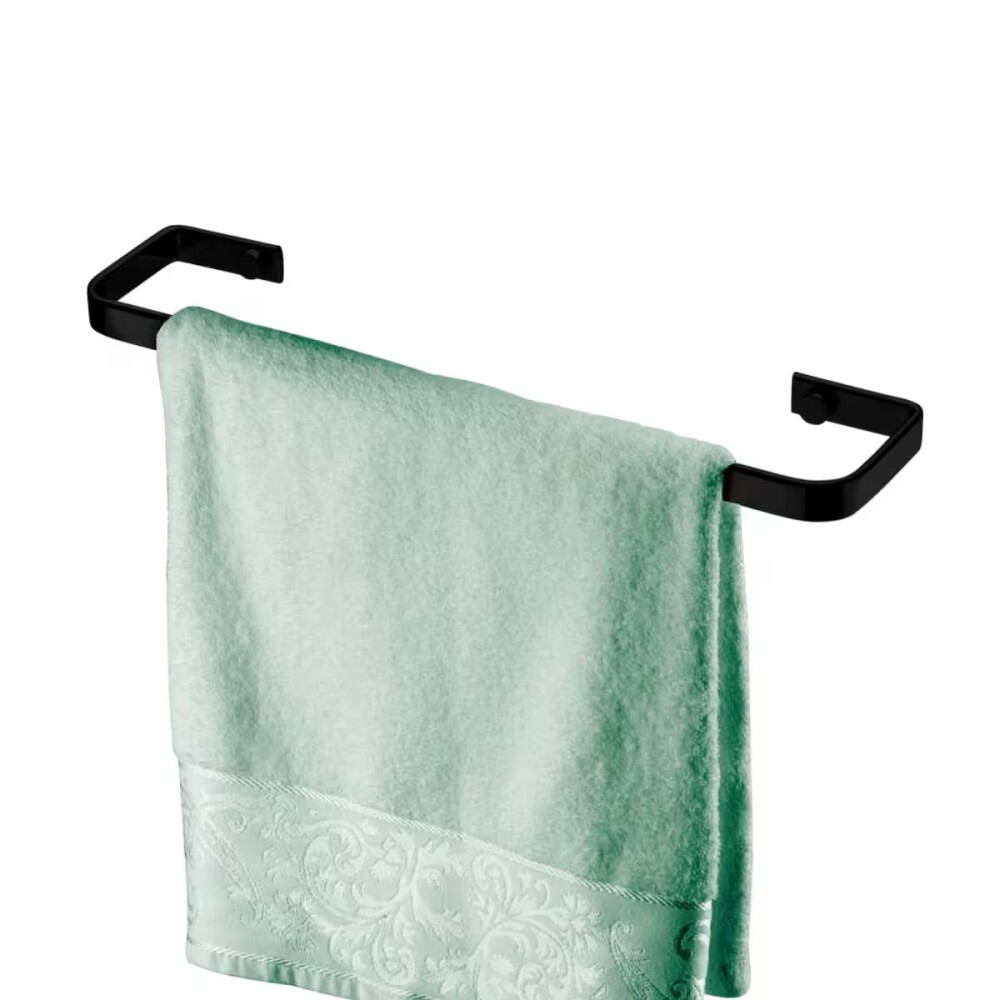 TOALLERO 30 CM AMURAR NEGRO MATE Toallero 30 Cm Amurar Negro Mate