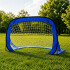 Arco Futbol Plegable Infantil Tela Oxford Facil Armado Niños Variante Color Azul
