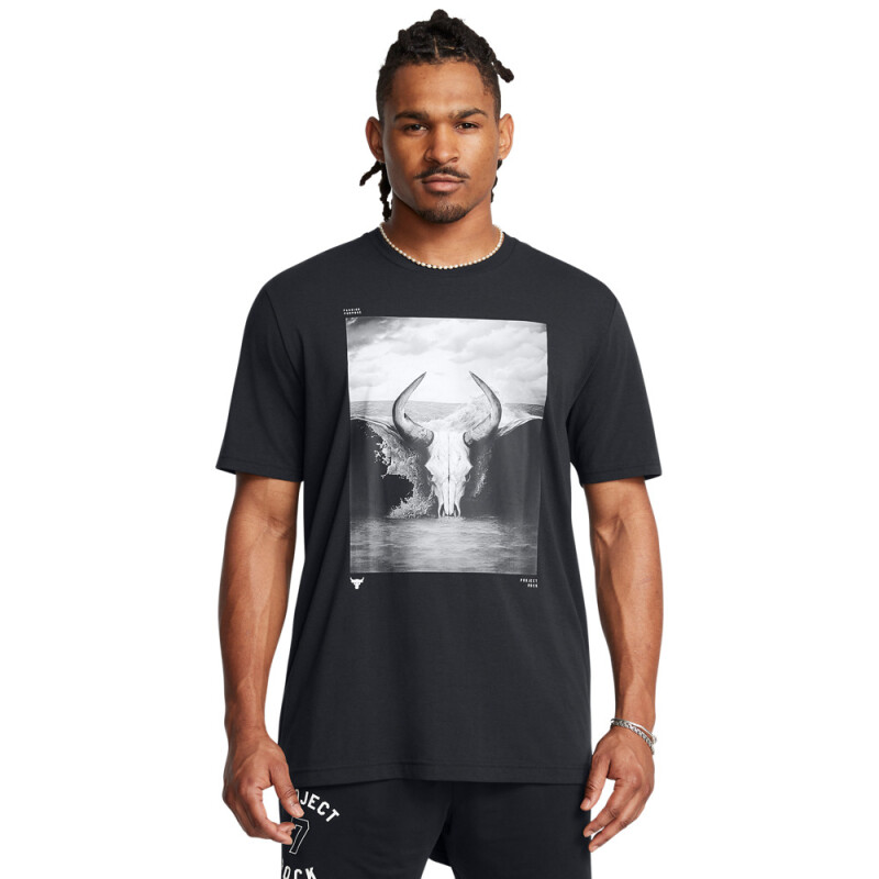 UA Pjt Rck Brahma Bull SS-WHT BLK-001