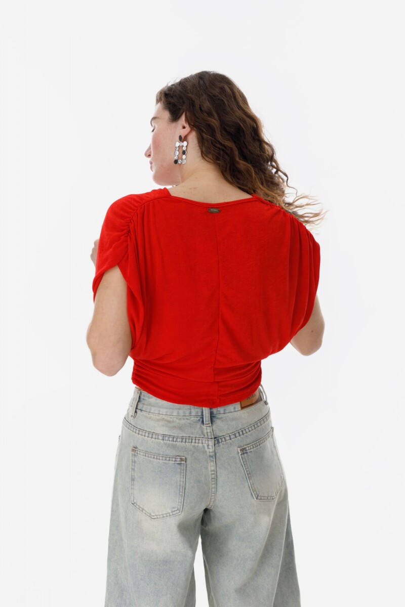 Top Mola Rojo