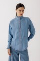 CAMISA OTA JEAN Celeste
