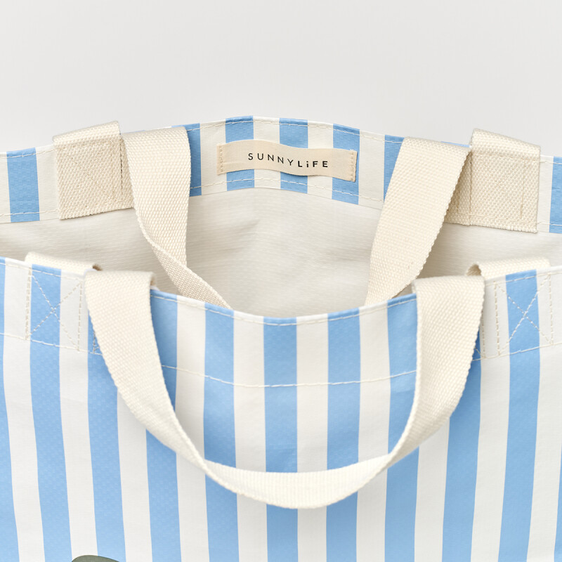 S61CBB Bolso De Playa Rayas Sunnylife - La Mer Med Blue
