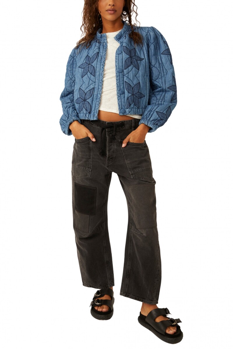 CAMPERA QUINN QUILTED Azul