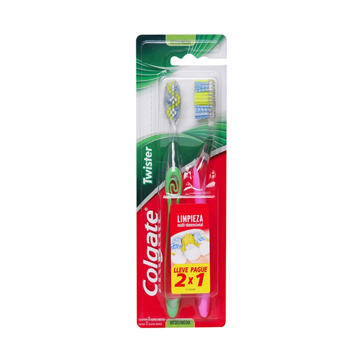 Cepillo Dental COLGATE Twister x2 Unidades 