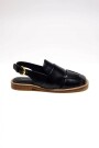 LIBBY FISHER FLAT Negro