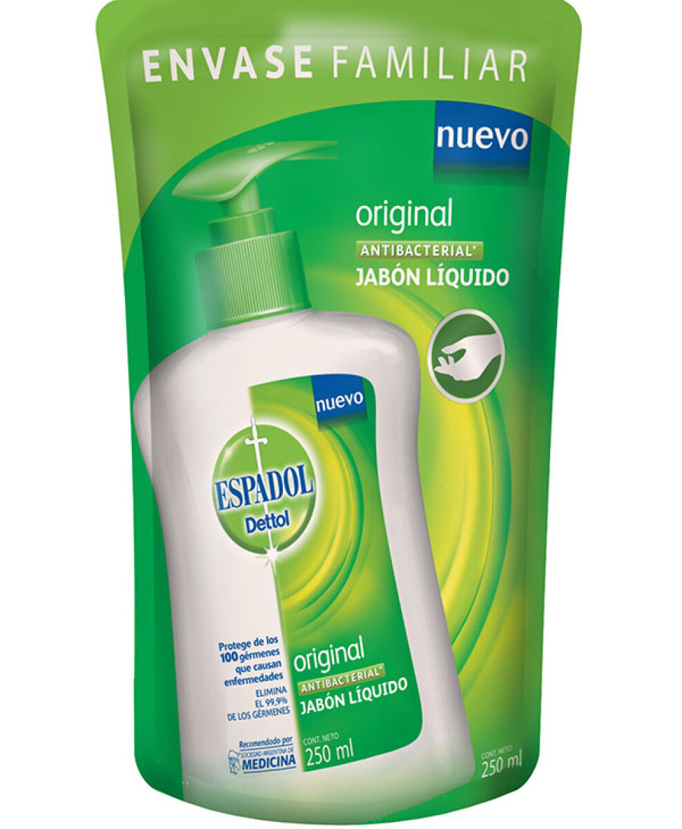 Espadol Doypack Jabón líquido anti bacterial 220 ml 