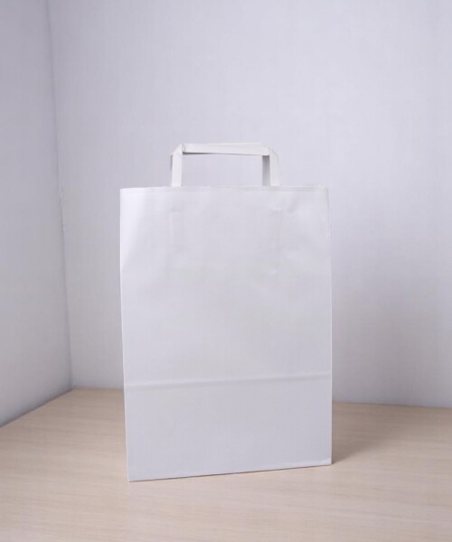 Bolsa lisa acuario 22x10x30 cm BLANCO