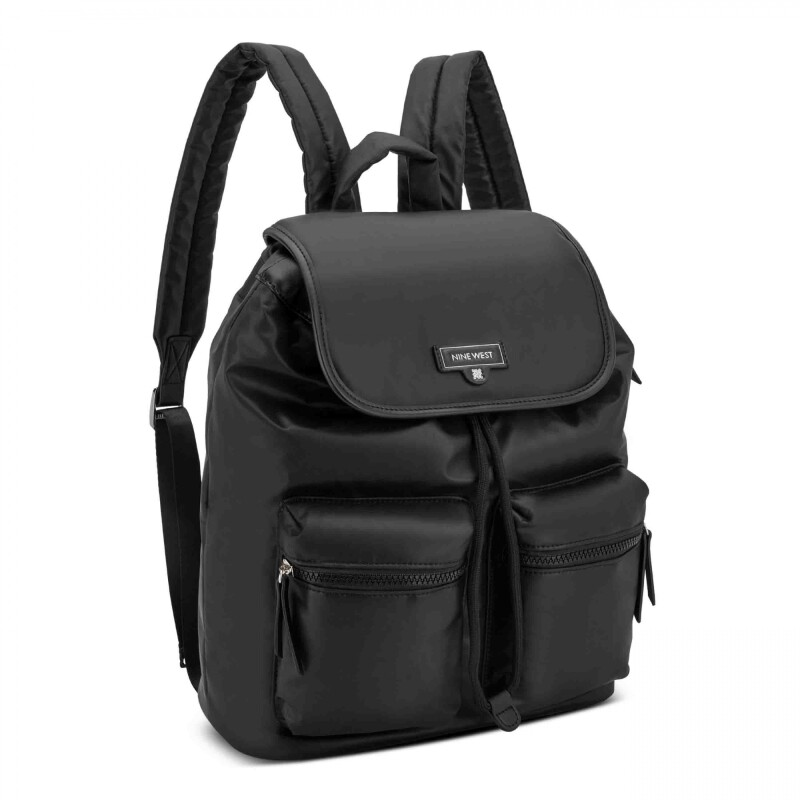 Jaren Flap Backpack Black