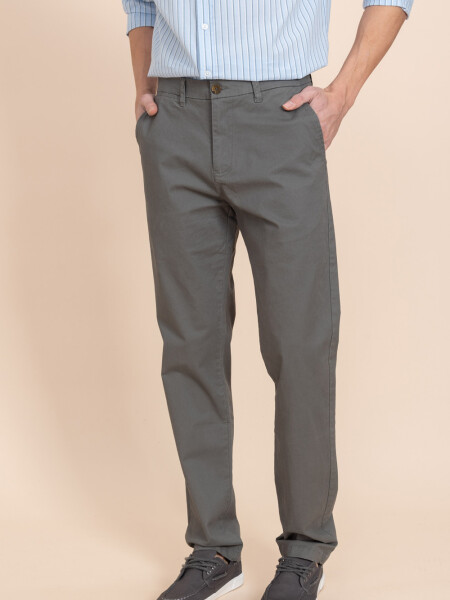 Pantalón chino Gris