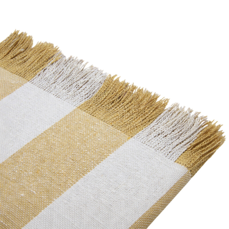 Individual algodón 35x45cm RAYAS BEIGE