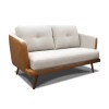Sillón Sofá Triunfo 2 Cuerpos Marron y beige
