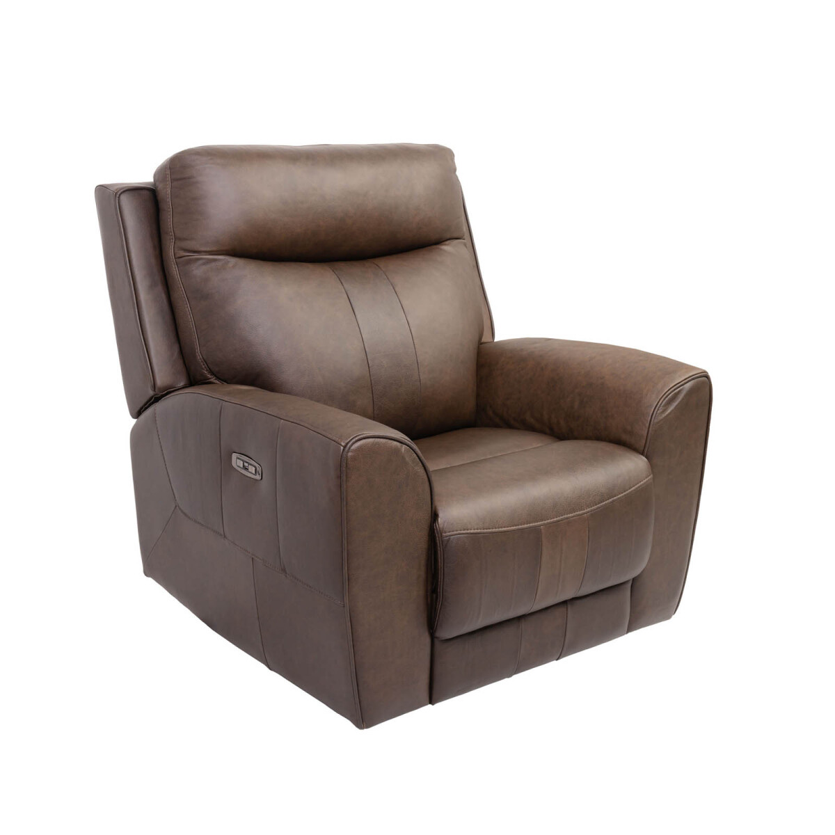 RECLINABLE - 1 CUERPO CUERO MARRON AZUMI CHOC. 