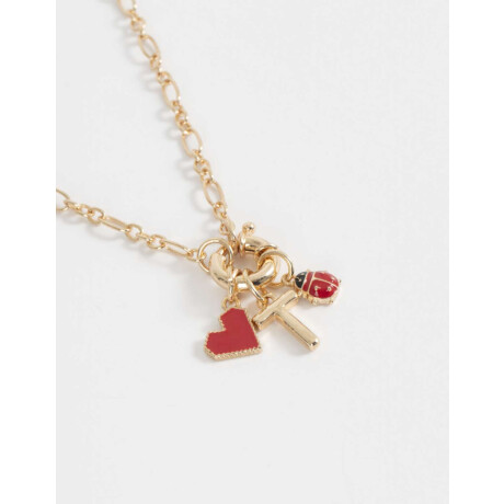 Collar Corto De Inicial ''n'' Dorado