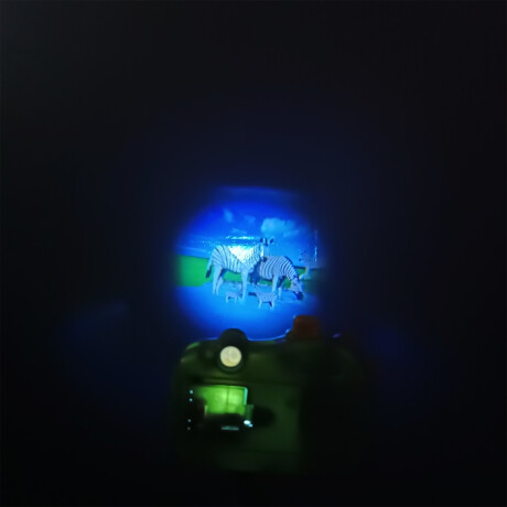 Burbujero dinosaurio con proyector Verde