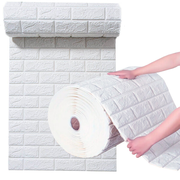 Revestimiento 3d Ladrillo Para Pared Por Rollo REVESTIMIENTO LADRILLO ROLLO 0.70X20MTS