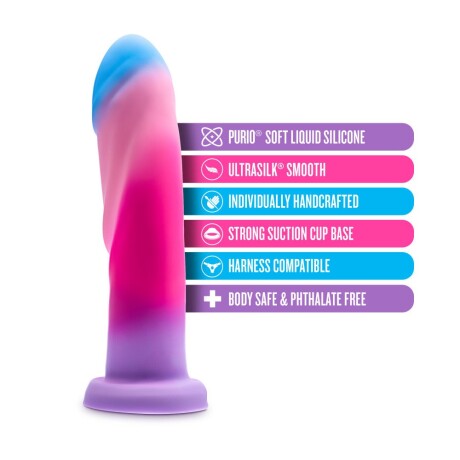 Dildo Borealis Dreams Cotton Candy con Ventosa Dildo Borealis Dreams Cotton Candy con Ventosa