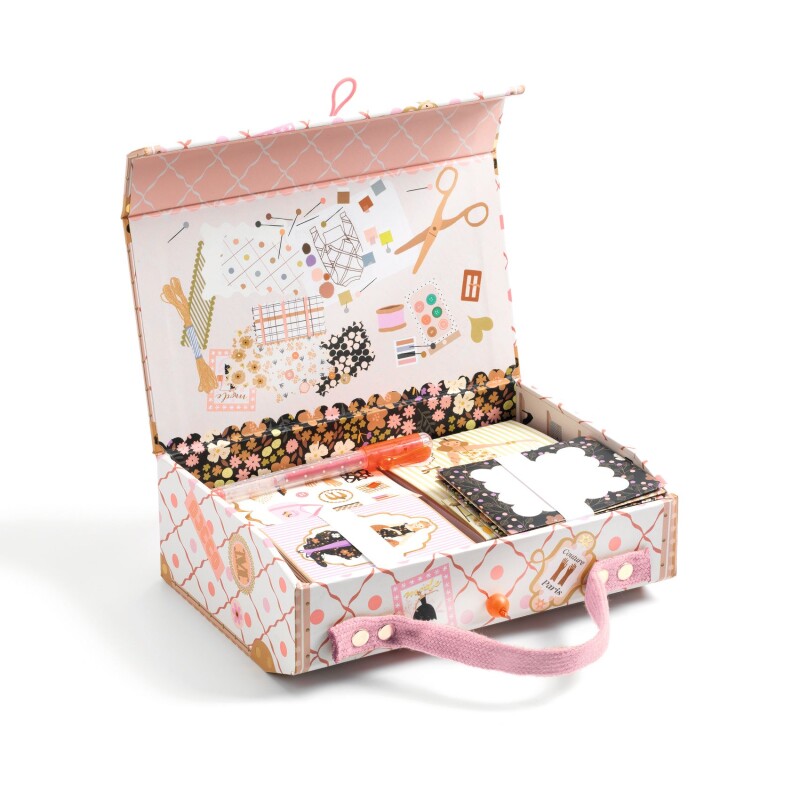 DD035 Maletin De Papeleria Tinou De Lovely Paper Djeco 8+