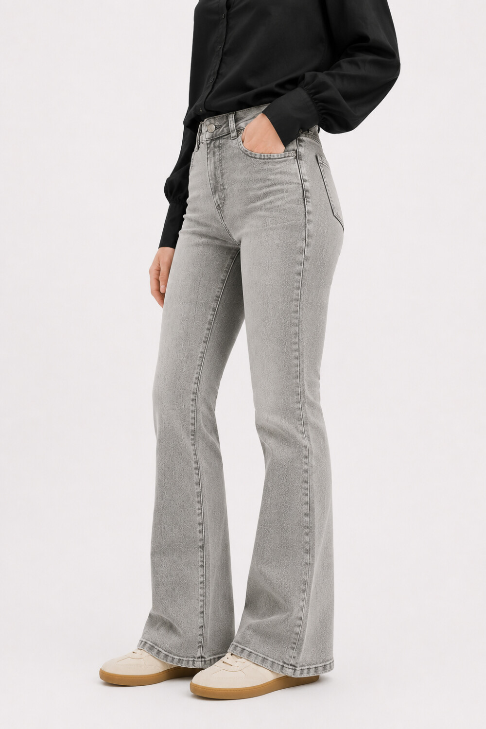 Pantalon Sabina Gris Claro