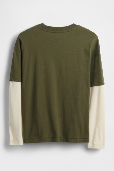 Remera Gráfico Niño Calla Green 18-0435Tcx