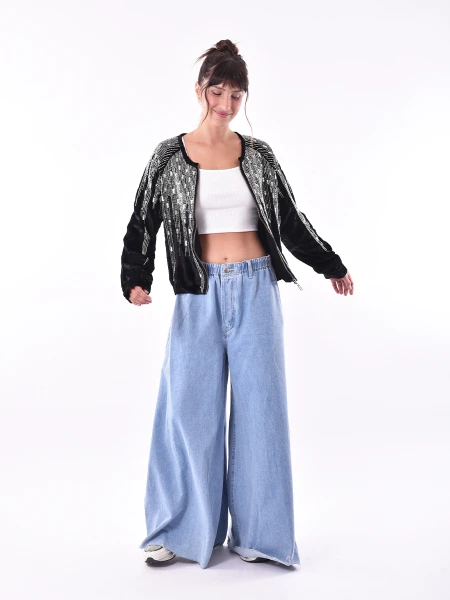CAMPERA CHEER NEGRO