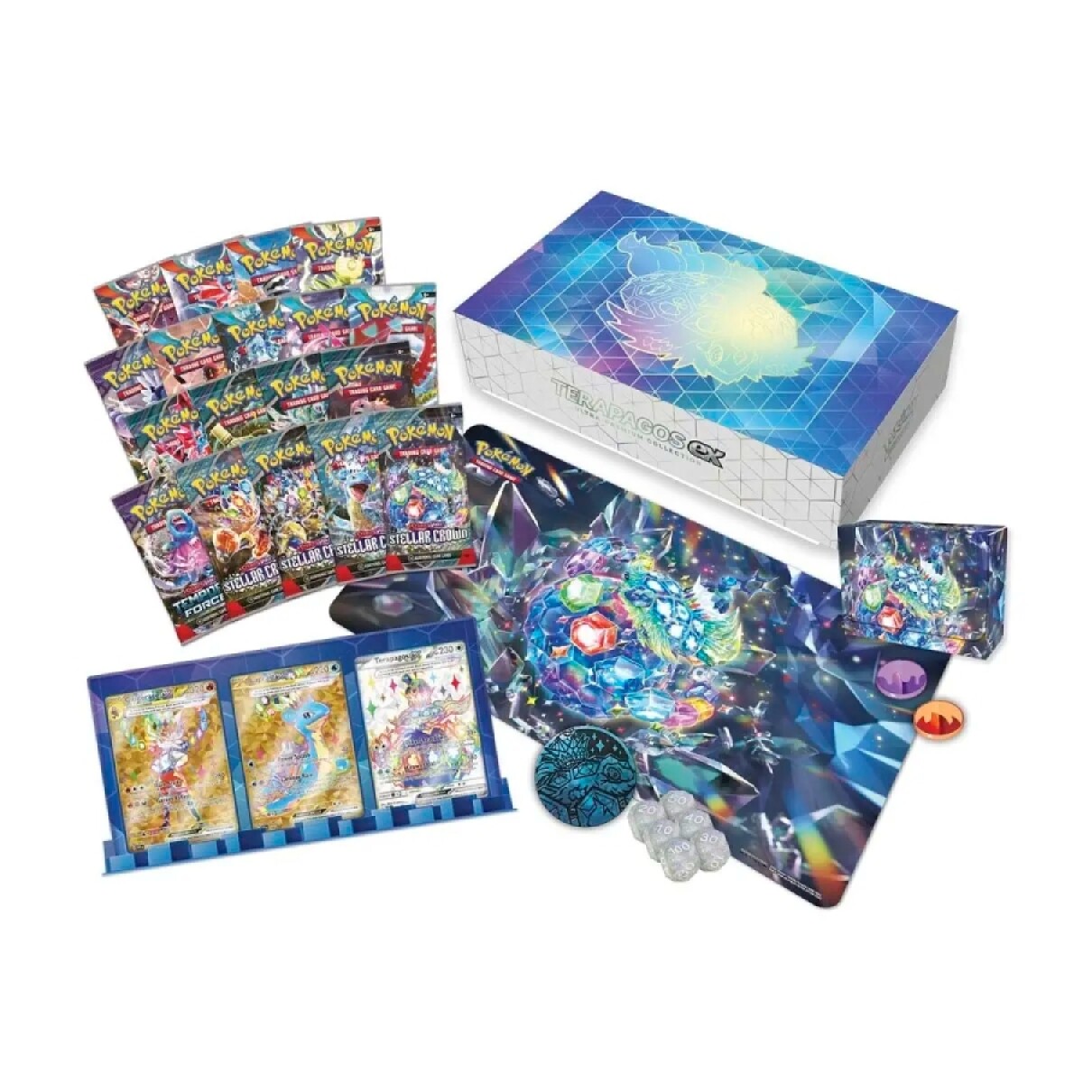 Pokémon TCG: Terapagos Ex Ultra - Premium Collection - Master Case [Inglés] 