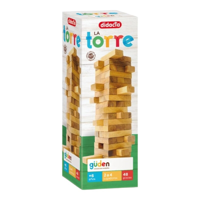 Jenga de Madera Didacta – La Torre Jenga de Madera Didacta – La Torre