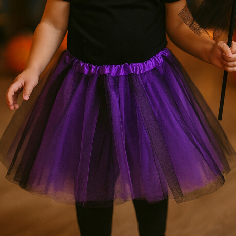 Disfraz Halloween infantil de bruja con detalles decorativos Violeta