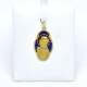 Medalla Virgen En Oro 18K Y Esmalte Traslúcido Medalla Virgen En Oro 18K Y Esmalte Traslúcido
