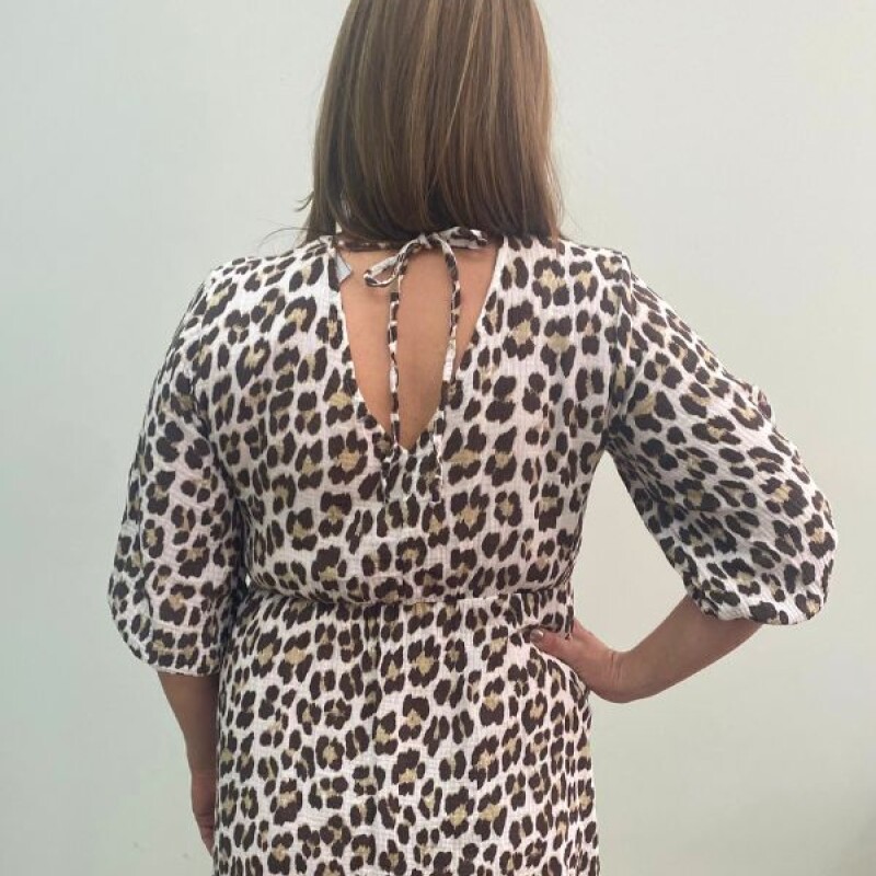 Vestido Animal Print Italia Animal Print