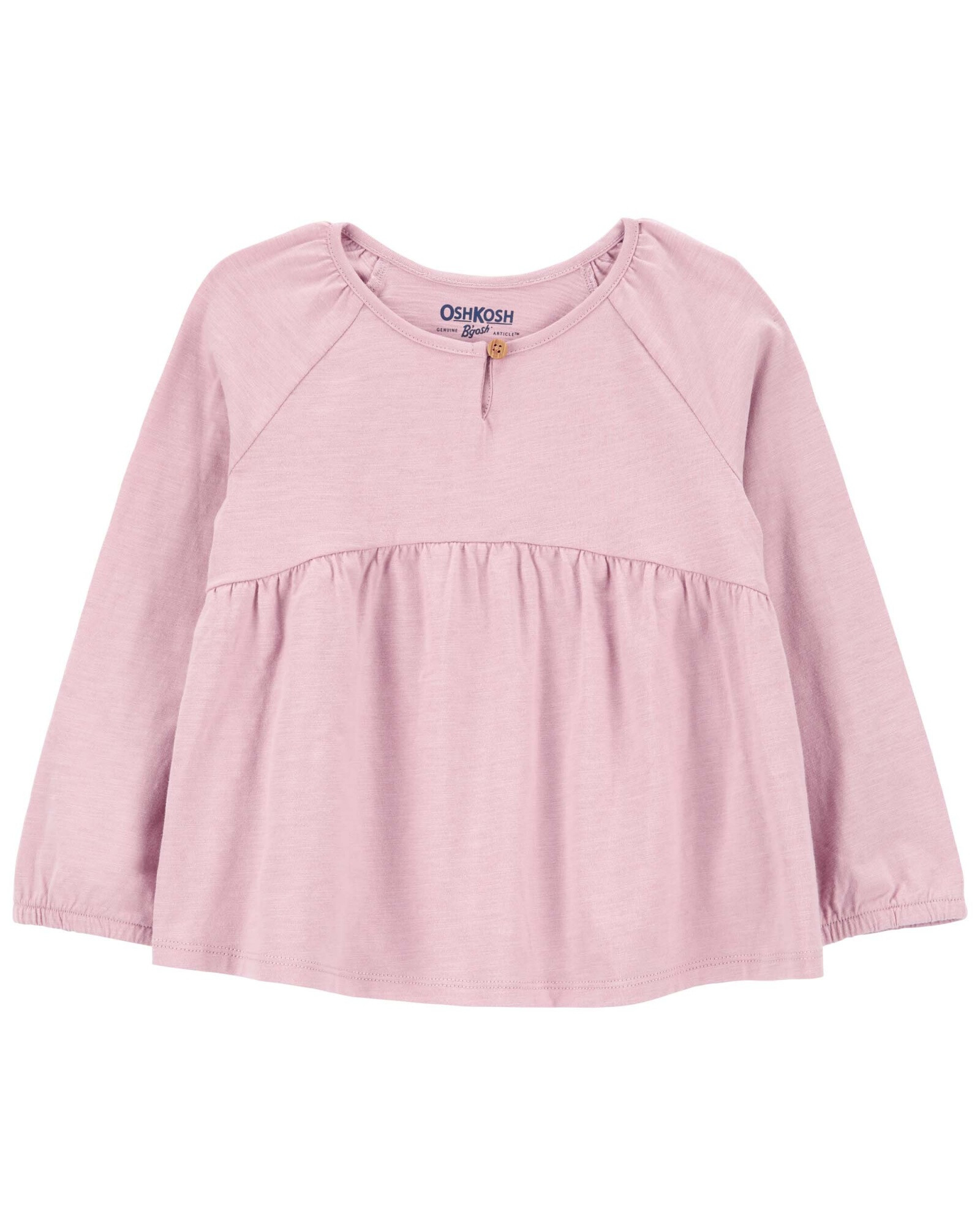 Blusa de algodón, rosada Sin color