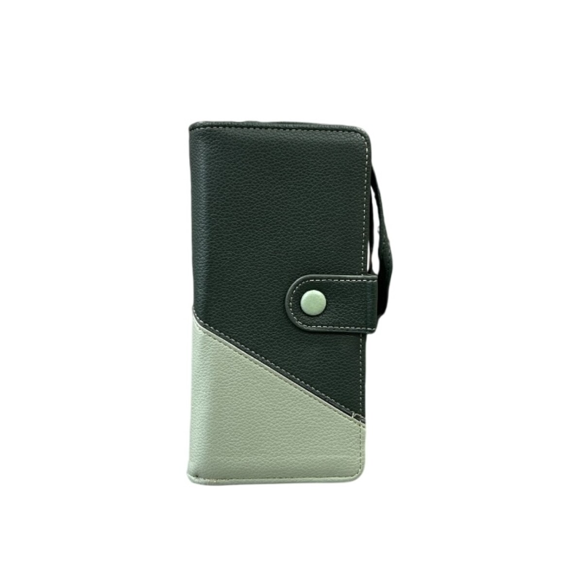 Billetera de dama larga combinada - Verde 