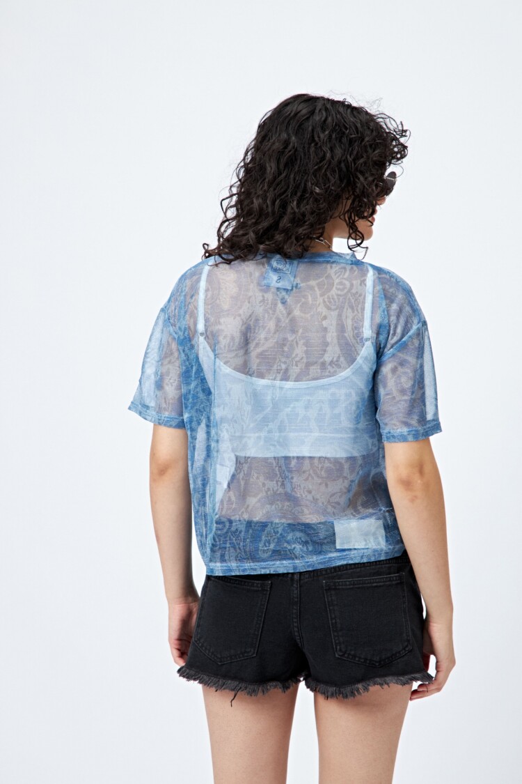 TOP RUST Azul Lavado