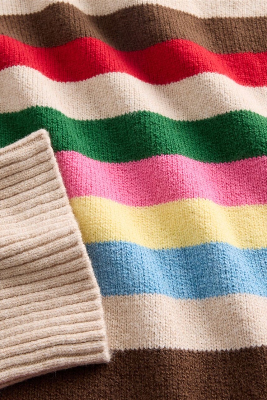 Buzo Cashsoft Mujer Happy Stripe