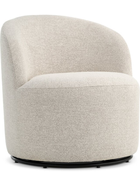 Sillón lounge ANDRUP giratorio beige Sillón lounge ANDRUP giratorio beige