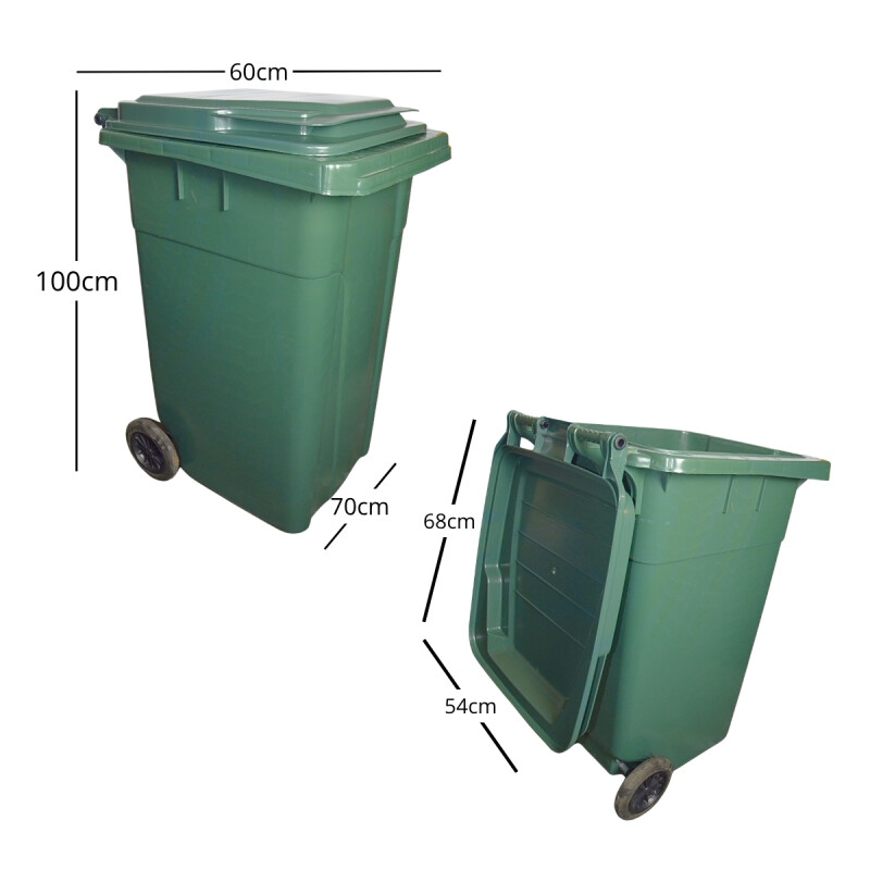 Contenedor 240 lt VERDE CLARO