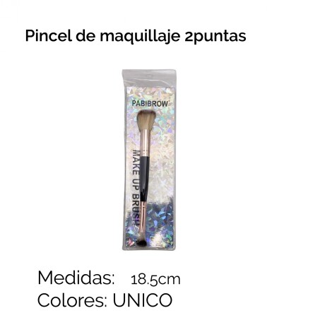 Pincel/brocha Maquillaje Doble Bc 5334 Unica