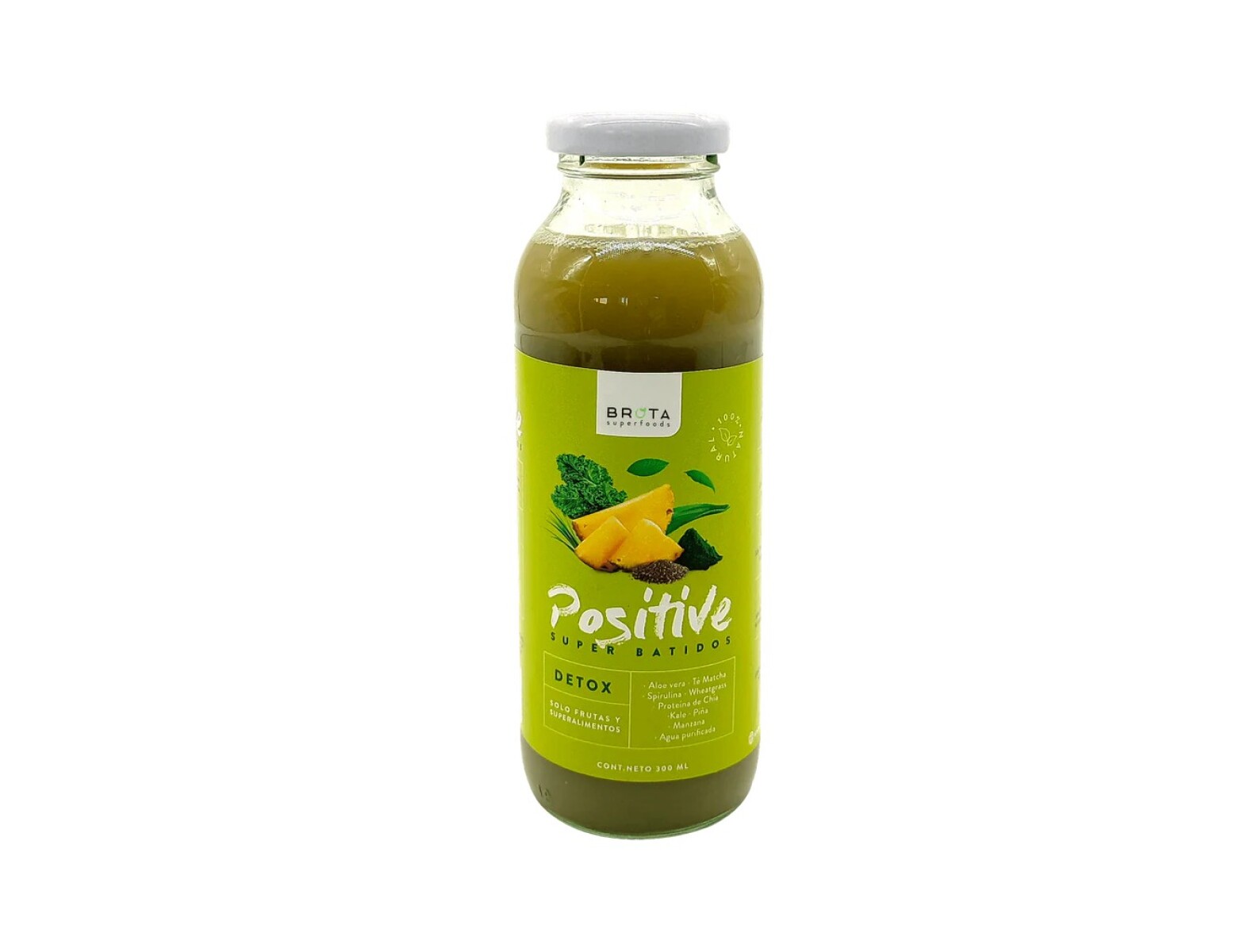 ¡OFERTA IMPERDIBLE! Superbatido Detox 300 ml Brota Positive 