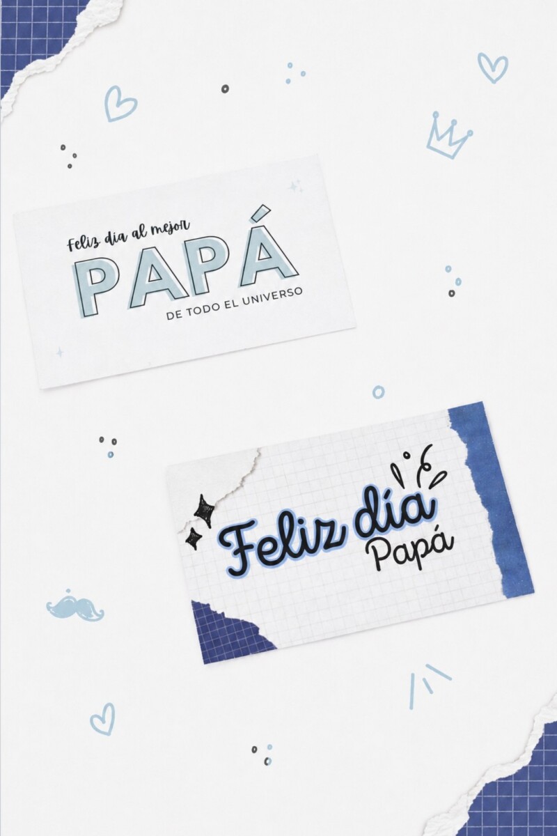 Tarjeta 5,5 x 9 cm - DÍA DEL PADRE 