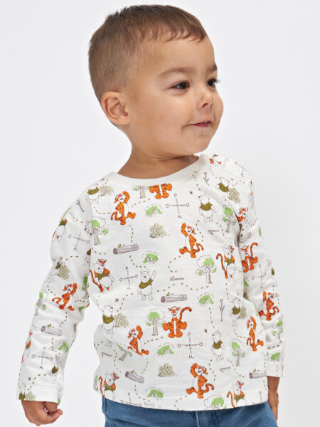 Camiseta ml estampada winnie Wnnie Pooh Blanco