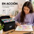 Set de 100 Marcadores Artísticos Doble Punta con Bolso Negro 1