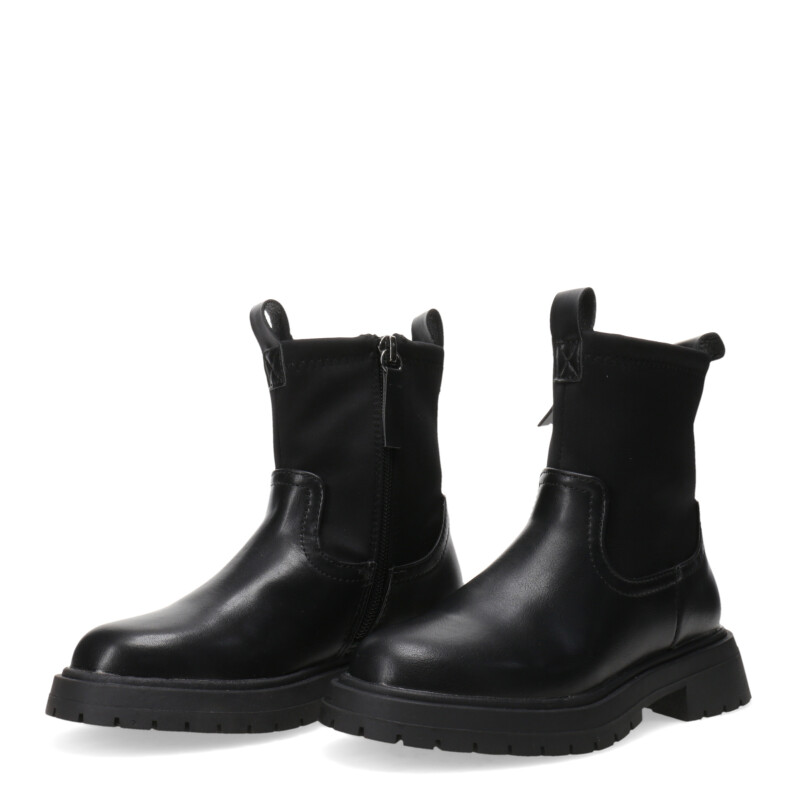 Bota de Niña MINI Miss Carol SITKA con simil cuero elastizado Negro