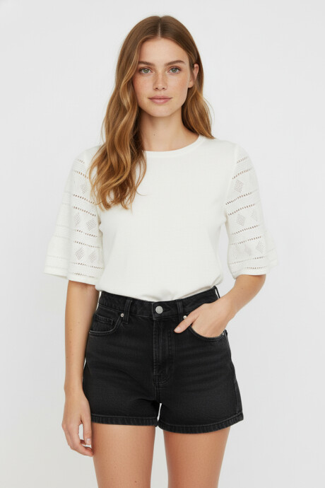 Remera Tuba Marfil / Off White