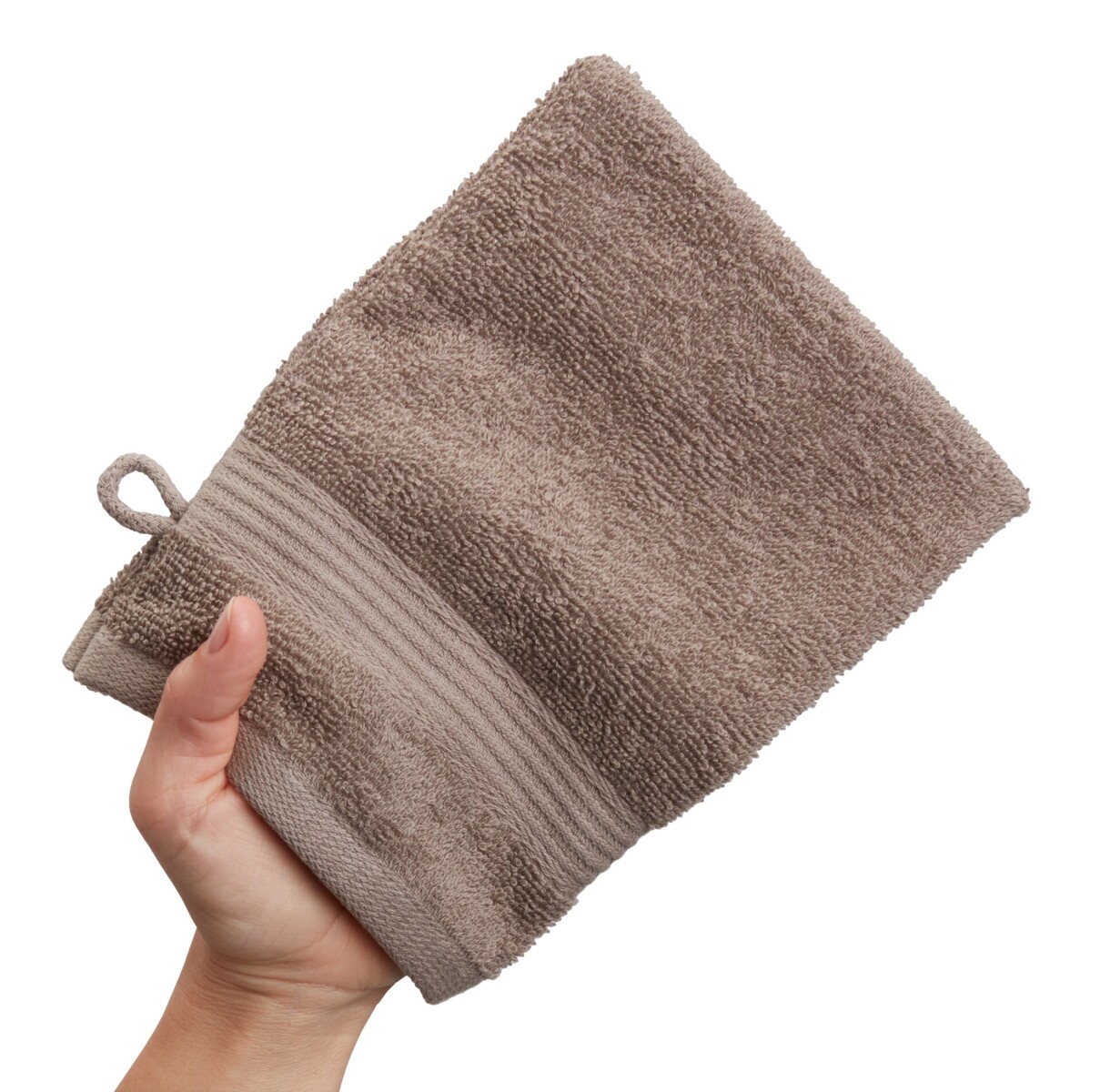 Manopla de baño KARLSTAD 15x21 marrón 
