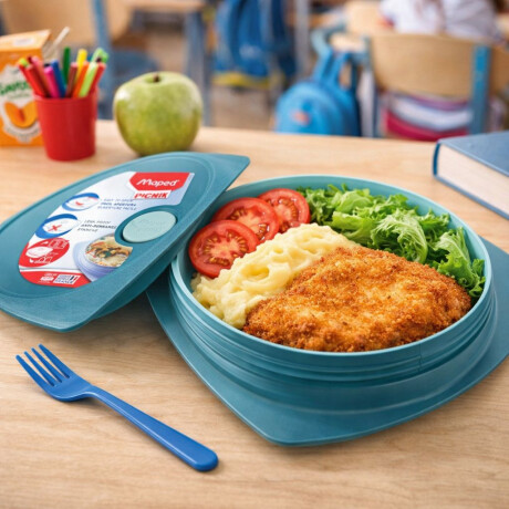 Tupper Hermético Anti Derrame 900ml Maped - Verde Tupper Hermético Anti Derrame 900ml Maped - Verde