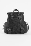 Mochila wavy con bolsillo frontal negro