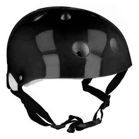 Casco P/ Niño Reforzado Patín Skate Rollers Bicicleta Negro