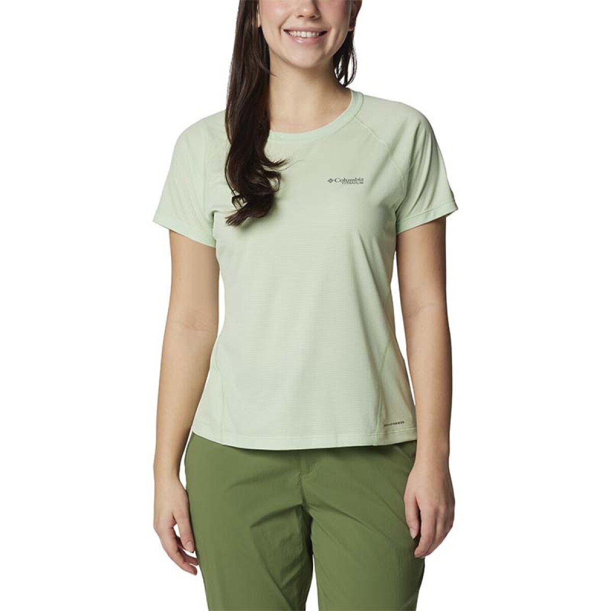 Remera Cirque River Short Sleeve Crew - SAGE LEAF 